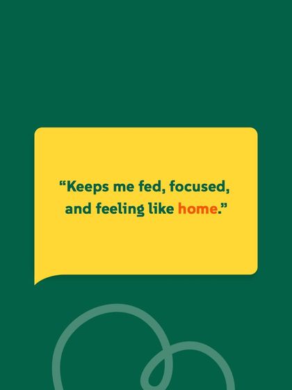 "Keeps me fed, focused, and feeling like home." This is the core of what I aim to provide. Simple, effective, and comforting.