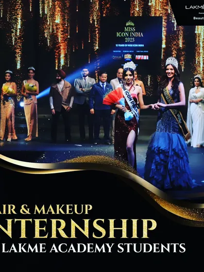 The crowning moment at Miss Icon India 2023. Our students were responsible for the hair and makeup that helped these winners look their absolute best on their big night.