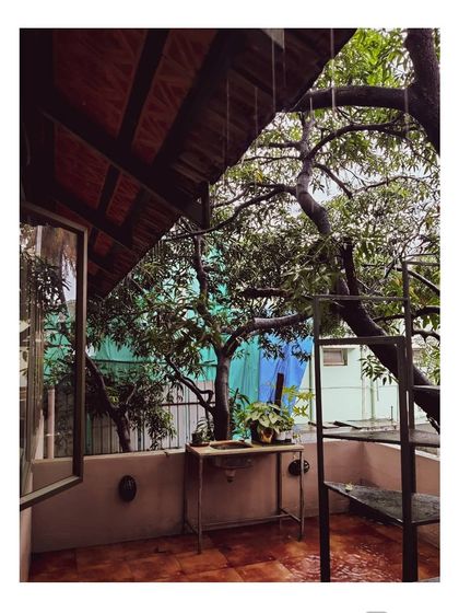 Our office with a view. We believe a creative and inspiring work environment is essential, and our studio space is designed to be a calm, green sanctuary in the city.