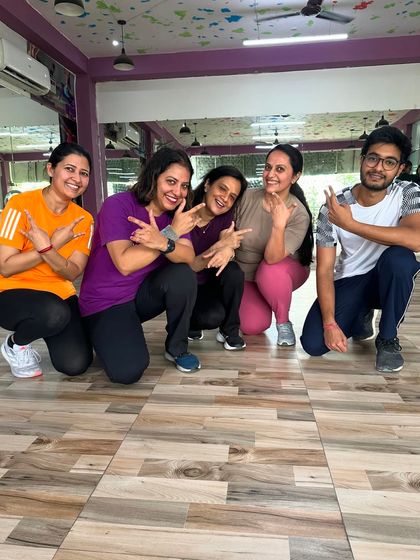 Can't hide these smiles! A happy group from our Sector 116 studio, filled with beautiful vibes after a great class.