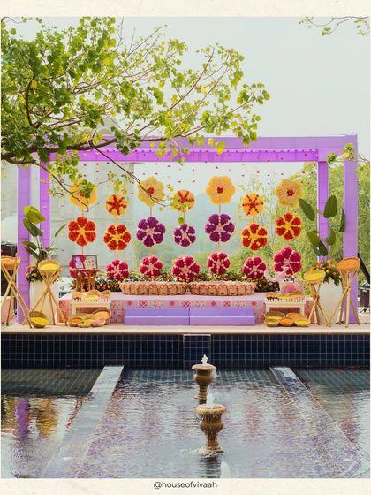 Vibrant Haldi & Mehendi Celebrations photo 81