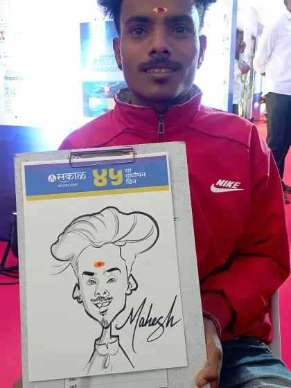 Another great portrait from the Sakal Media event in Kolhapur. I enjoy participating in local community events.