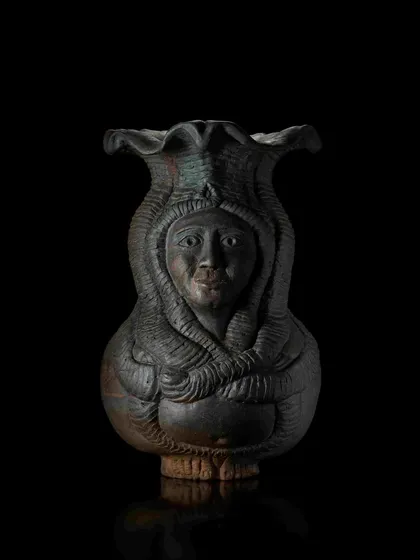 This piece, 'Manthan: Churning and Rising', is from my personal body of work. It represents the deep, spiritual journey of creation that I explore through sculpture. This is the level of artistry and expression that working with clay makes possible.