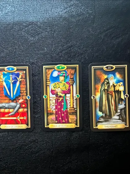 What should you know right now? This is the same reading as card 31, presented with a different deck. Choose a card to see if the message is about rest, letting go of control, or walking your path alone for a while.