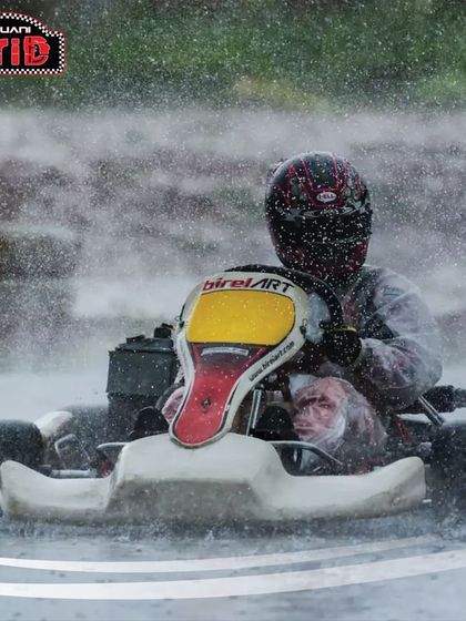 This is what we call a proper adrenaline forecast. Driving a high-performance kart through the pouring rain is an experience you won't forget.