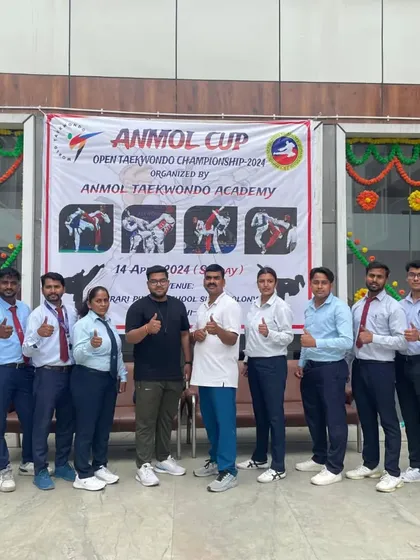 The dedicated team of officials and organizers who made the Anmol Cup 2024 a grand success. Teamwork is at the heart of everything we do.