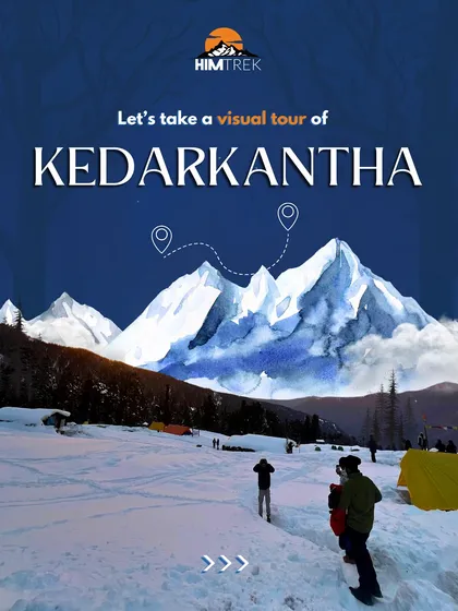Let's take a visual tour of the Kedarkantha trek. This is your chance to experience a classic Himalayan winter adventure.