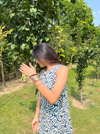 A candid side profile, enjoying the winter sun.