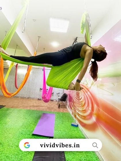 Defy gravity and discover new levels of strength. This horizontal pose, supported by the hammock, is a fantastic way to engage your core and build a powerful physique.
