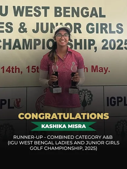 Kashika Misra secures the Runner-Up position at the IGU West Bengal Championship, taking the contest to a playoff with her consistent performance.