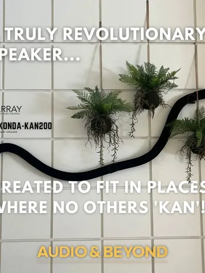 The K-Array Anakonda is a truly revolutionary speaker. This flexible, lightweight 2-meter-long speaker can be shaped to fit in places where no traditional speaker can, offering a unique and discreet audio solution without compromising on power.