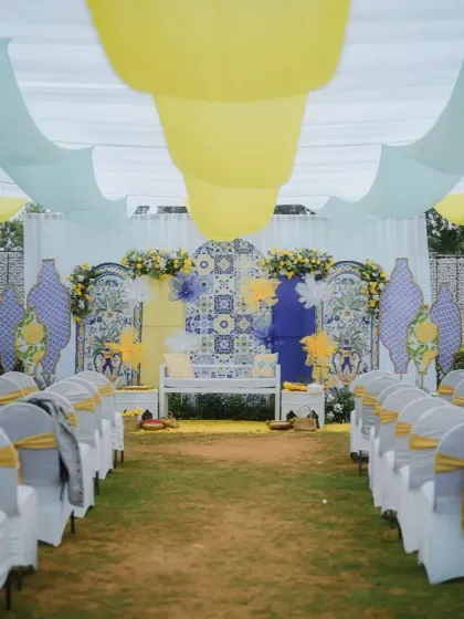 Flinters Management - Custom Wedding Design & Decor Vibrant Haldi Carnivals photo 50