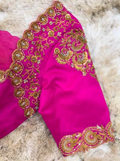 Chaithu Gowda - Custom Designer Ethnic Wear Custom Embroidered Blouses photo 41