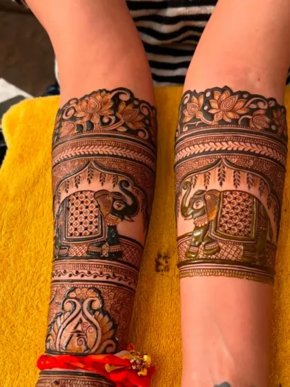 Vijay Singh - Bridal Mehndi Traditional Rajasthani & Jaipuri Motifs photo 57