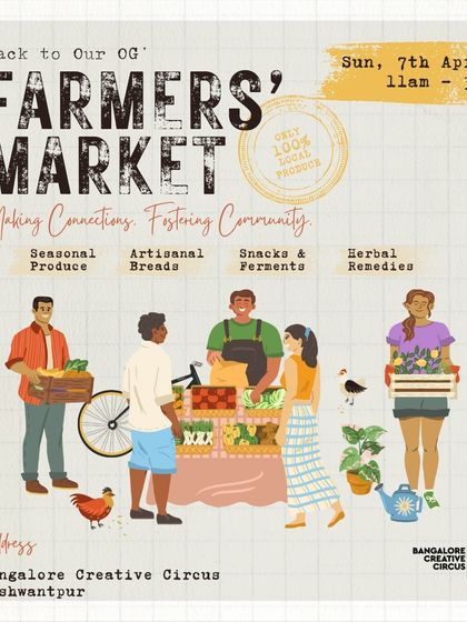 Making connections and fostering community is at the heart of our Farmers' Market. Here you can find seasonal produce, artisanal breads, healthy snacks, and herbal remedies directly from local producers.
