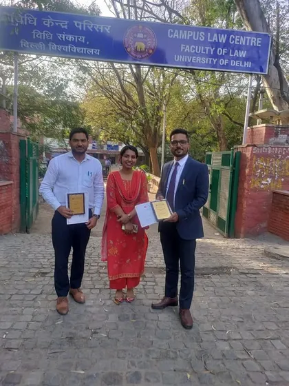I was deeply humbled to be invited back to my alma mater, the prestigious Campus Law Centre at the University of Delhi, to serve as a judge for a student competition. It is a privilege to contribute to the development of the next generation of legal minds.