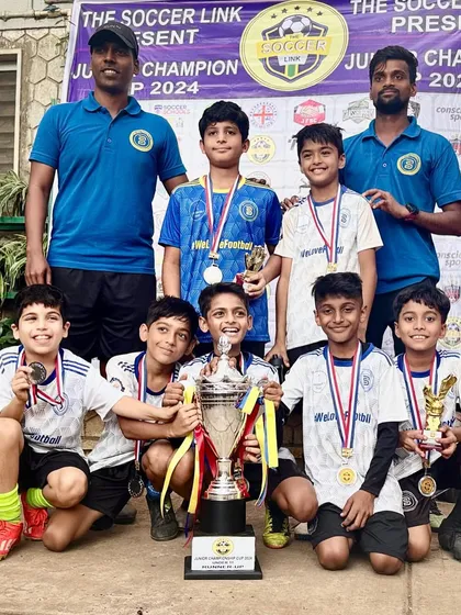 Our U9 Yellow team celebrating their championship win. A fantastic performance built on hard work and belief.