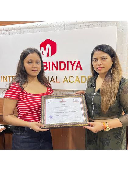 Every certificate marks the beginning of a new success story. We are excited to see what she accomplishes.