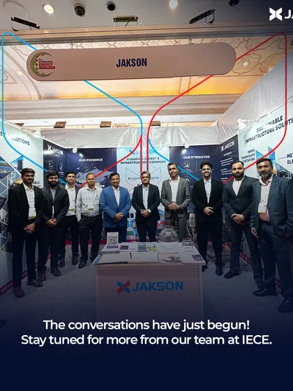 The conversations have just begun. Our team at the IECE booth, ready to engage with partners and clients about our comprehensive renewable energy and infrastructure solutions. Every interaction is an opportunity to build a greener future together.
