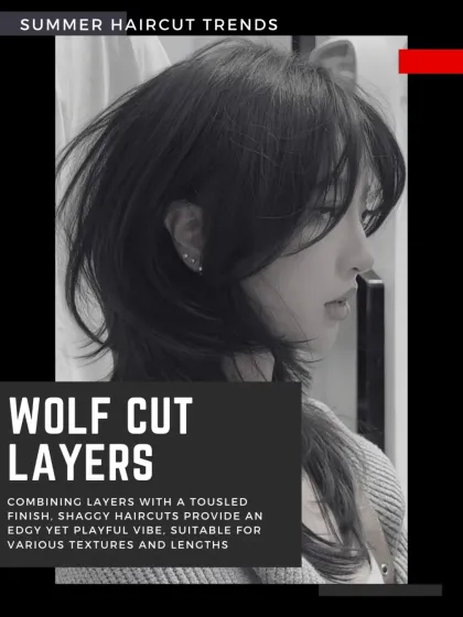 Thinking about a new look? The Wolf Cut is one of our most requested styles. It's the perfect mix of shaggy layers and a tousled finish for an edgy yet playful vibe that works with so many hair textures.