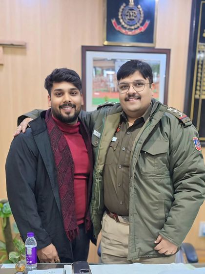 With a senior officer from the Delhi Police. These connections are built over years of professional practice and are invaluable when representing clients in criminal cases.