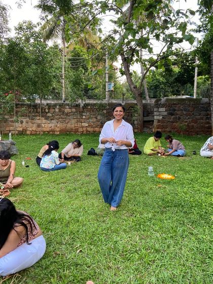 A wider shot of the clay play workshop. It was a lovely Sunday spent sculpting, connecting, and enjoying the simple pleasure of working with our hands.