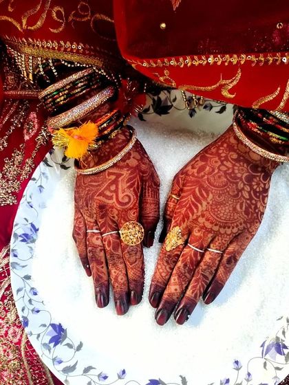 Henna by Arsh - Bridal Mehendi The Beautiful Burgundy Stain photo 19