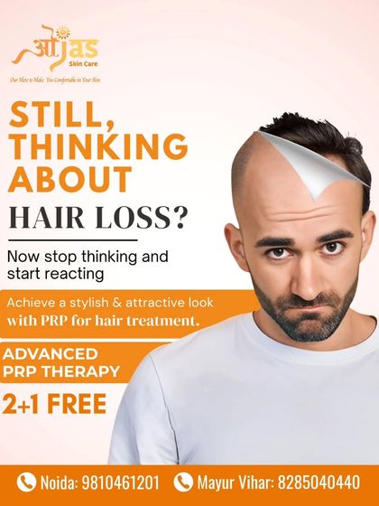 Still thinking about hair loss? It is time to stop thinking and start reacting. Achieve a stylish and attractive look with our advanced PRP hair treatments.