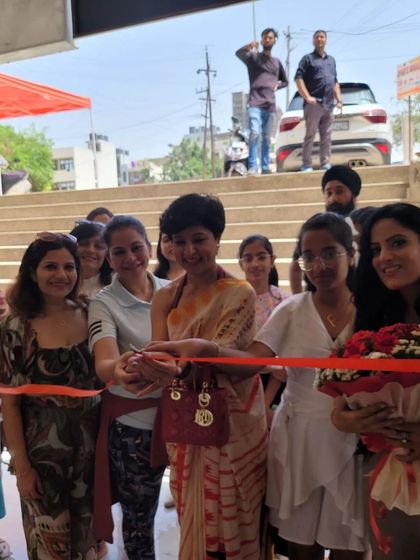 The official ribbon-cutting at the Raj Nagar Extension studio. A new beginning for our DtF family.