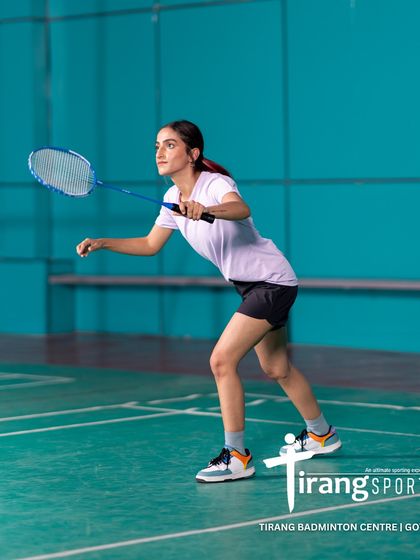 A player in action on our professional-grade synthetic courts. We have invested in the best infrastructure to ensure our players have the perfect surface to train on, reducing the risk of injury.