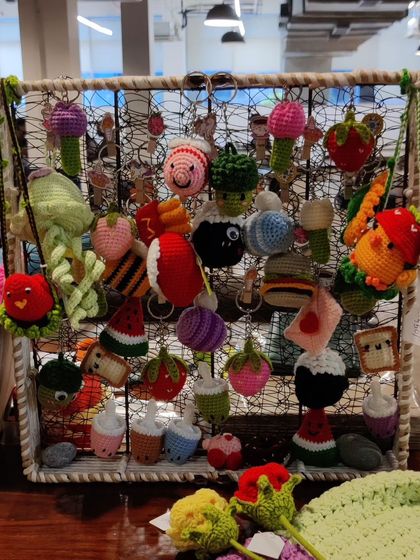 Photos from my first exhibition. It was amazing to see my creations all displayed together and meet so many lovely people.