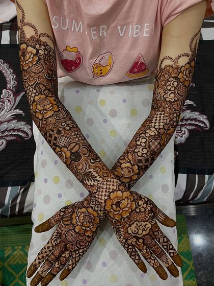 Z4 Studios - Bridal & Wedding Henna Signature Floral Bridal Henna photo 54