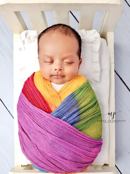 A peaceful sleeping portrait without the headband.