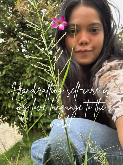 This is the core of my philosophy. Handcrafting self-care is my love language to the world. It’s about slowing down, connecting with nature, and creating something beautiful and healing with my own two hands.