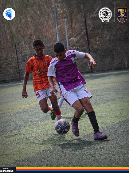 A chase is on in the Pune league. The speed and agility of our young athletes is always impressive.