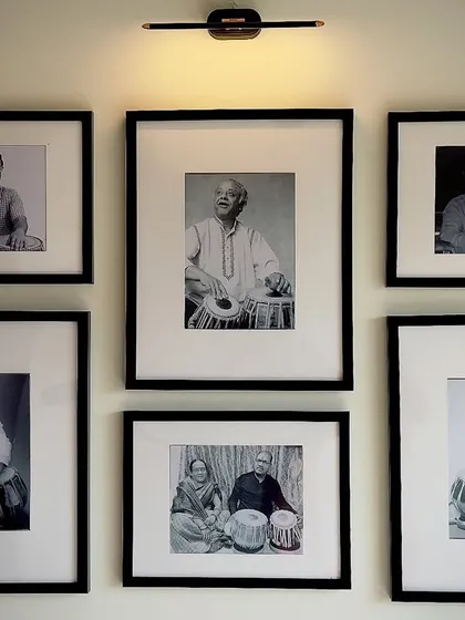 My wall of Gurus, the legends who have inspired my journey. I begin my day by seeking their blessings. This is the Guru-Shishya Parampara that I am humbled to be a part of.