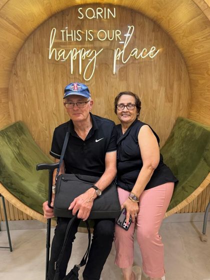 This couple's smiles say it all. It is my mission to be a "happy place" for every guest, regardless of age or service.