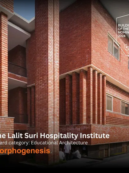 We are proud that The Lalit Suri Hospitality Institute was nominated for an ArchDaily Building of the Year Award. The project's use of brick and its climate-responsive design make it a benchmark for educational architecture.
