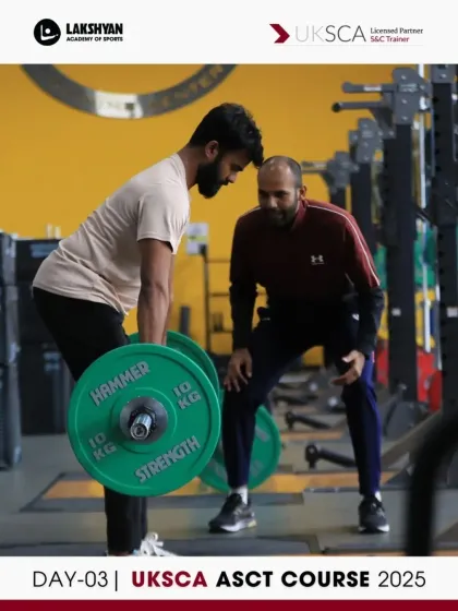 Lakshyan Academy of Sports - Coach & Trainer Education UKSCA Strength & Conditioning Certification photo 15