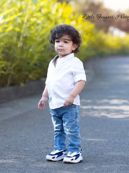 A cool and casual pose from this little man. I work to make every child feel comfortable and confident in front of the camera, letting their unique personality shine through.