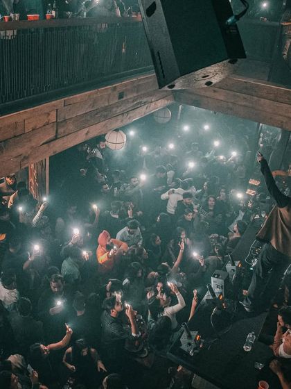 The road to success is under construction, but I drove all over the traffic cones. Shots from a fiery night at Da Bodega.