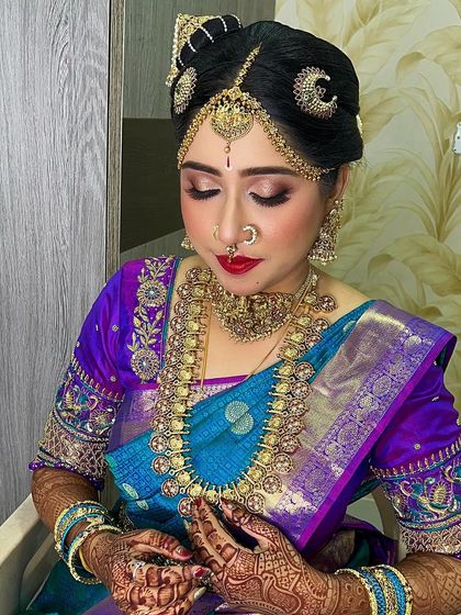 Makeovers by Mahalakshmi - Bridal & Wedding Makeup Timeless Muhurtham Looks photo 36