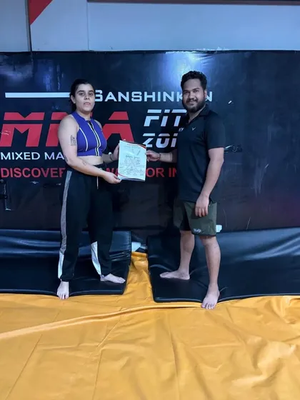 Every participant's contribution is valued. Here, a student is appreciated for her hard work and dedication during our intensive training camp.