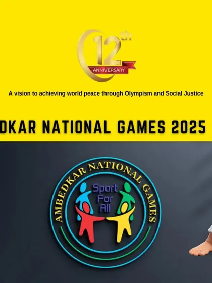 Announcing the 7th Edition of the Ambedkar National Games 2025. This event is a cornerstone of our vision to achieve peace through sports, organized by our UN-affiliated Dr. B. R. Ambedkar Sports Foundation.