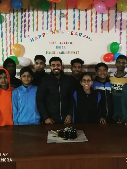 Another moment from our New Year's celebration. Building a strong team bond outside of training is just as important as the work we do on the mat.
