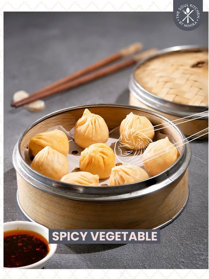 For those who like a little kick, my Spicy Vegetable dimsums are filled with flavour and heat.