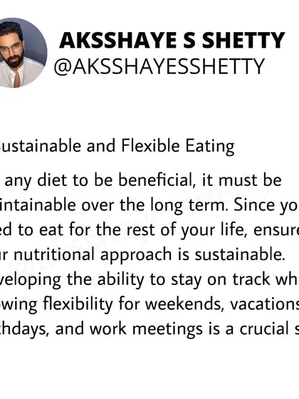 Nutrition doesn't have to be complicated. I outline seven essential principles, from consuming the right calories and macronutrients to ensuring your eating plan is sustainable and flexible for long-term success.