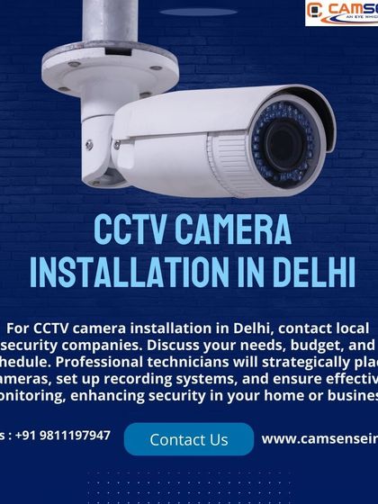 For expert CCTV camera installation in Delhi, my professional technicians will strategically place cameras, set up recording systems, and ensure effective monitoring for your home or business.