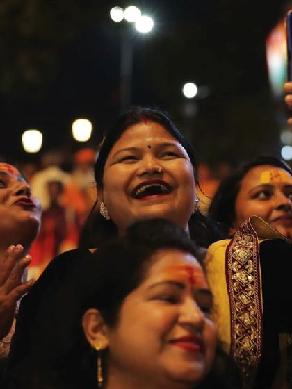 The pure joy and laughter of the audience in Varanasi. Our drone shows are designed to evoke emotion and create happy, lasting memories for everyone who watches.