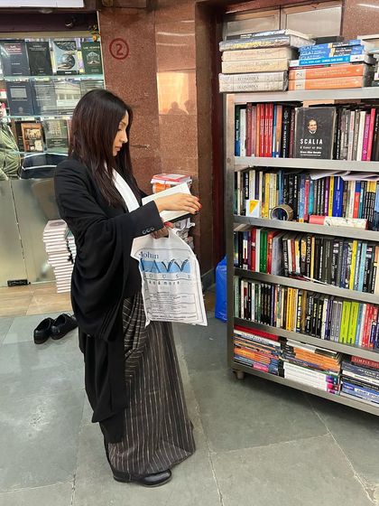 Browsing the shelves at Mohan Law House. I can spend hours here, discovering new books and finding commentaries that offer fresh perspectives on complex legal issues.